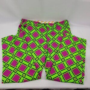Loud Mouth Golf Retro Pattern Printed Pants Mens size 38Wx30H